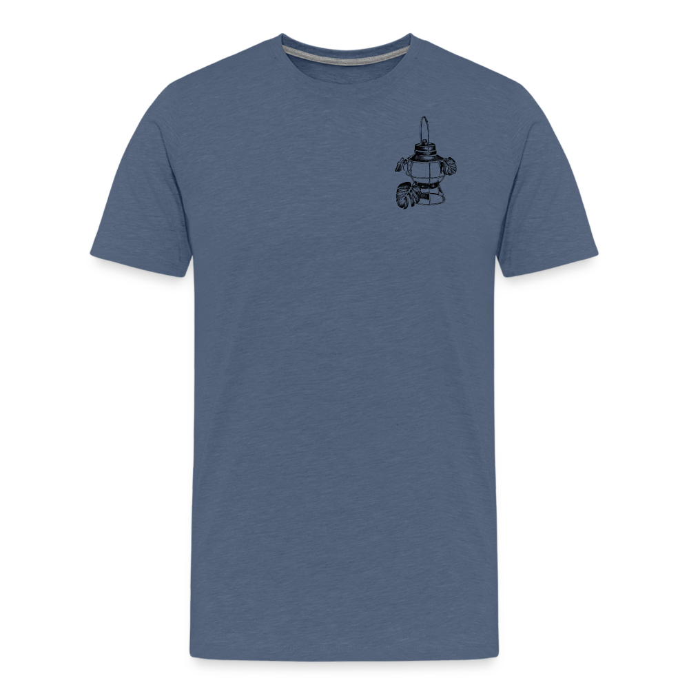 Black Lantern Men's Premium T-Shirt - heather blue