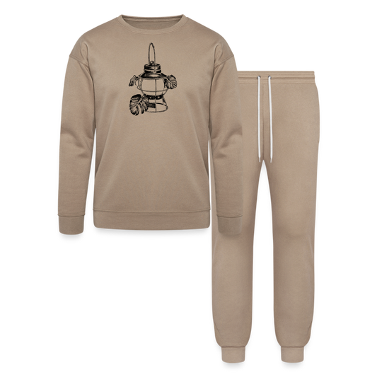 Black Lantern Unisex Lounge Wear Set - tan