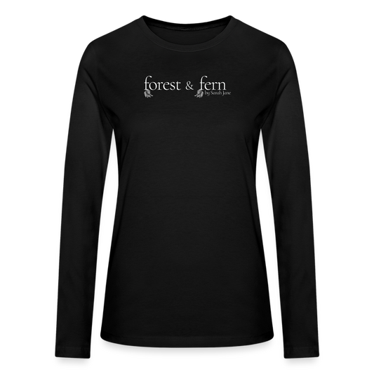 Forest & Fern Signature Women's LS Shirt - black