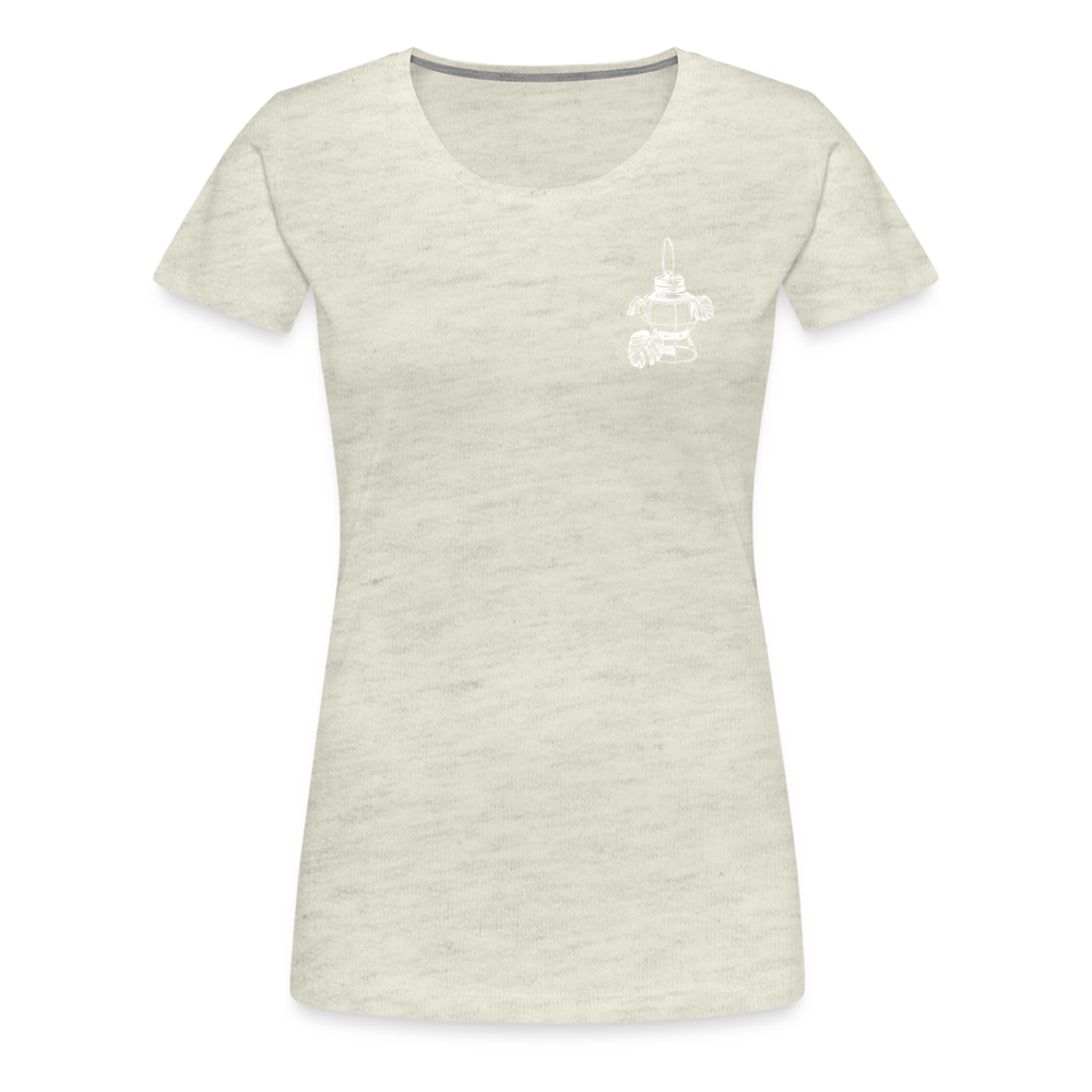 White Lantern Women’s Premium T-Shirt - heather oatmeal