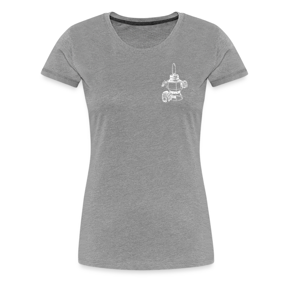 White Lantern Women’s Premium T-Shirt - heather gray