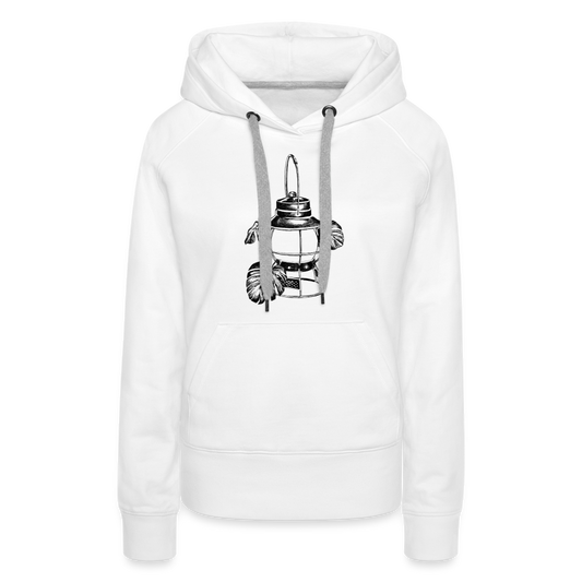 Black Lantern Women's Premium Hoodie - white