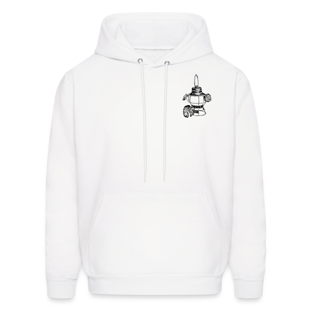 Black Lantern Men's Hoodie - white