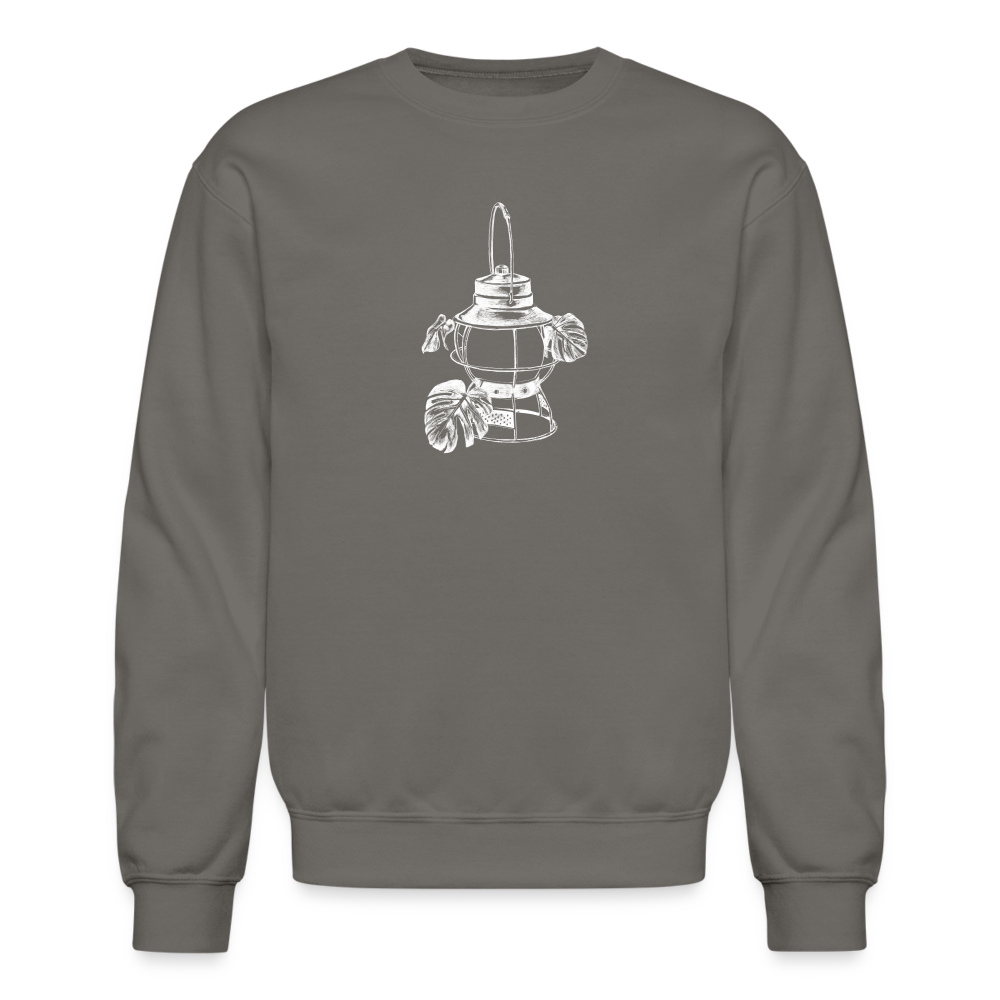 White Lantern Unisex Crewneck Sweatshirt - asphalt gray