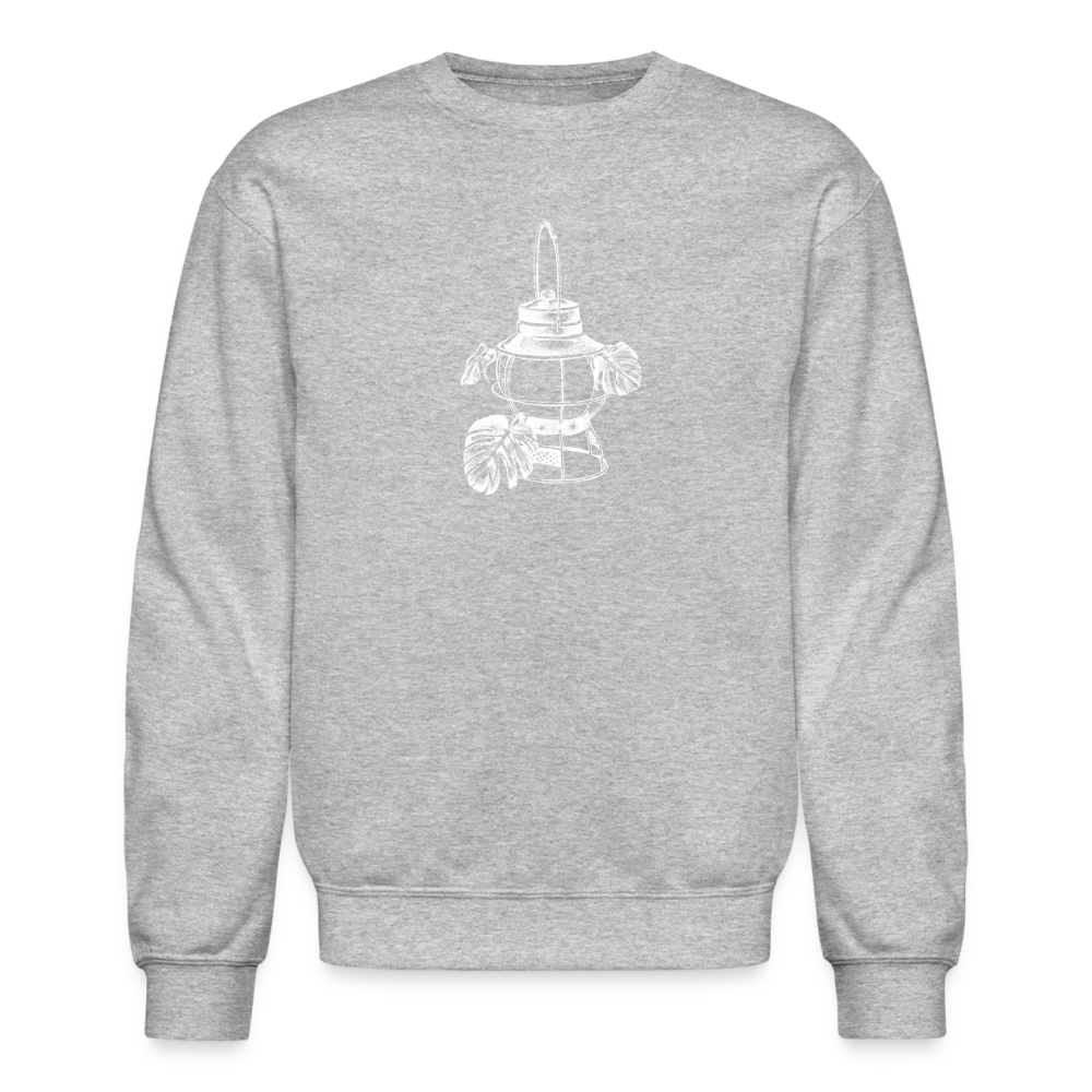 White Lantern Unisex Crewneck Sweatshirt - heather gray