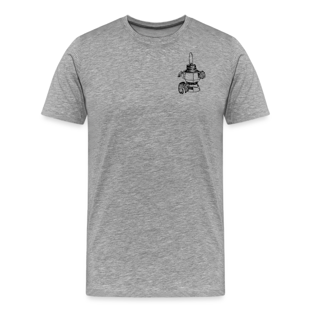 Black Lantern Men's Premium T-Shirt - heather gray