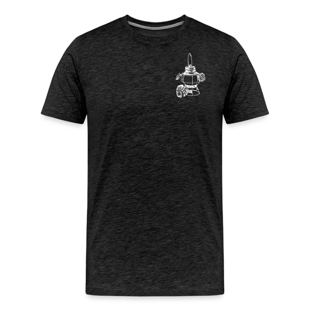 White Lantern Men's Premium T-Shirt - charcoal grey