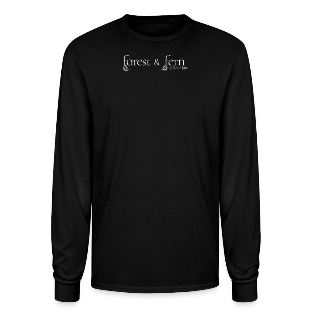 Forest & Fern Unisex Long Sleeve T-Shirt - black