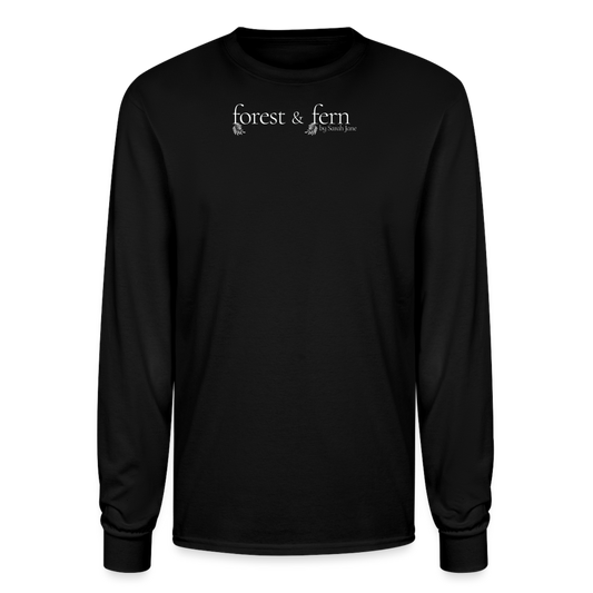 Forest & Fern Unisex Long Sleeve T-Shirt - black