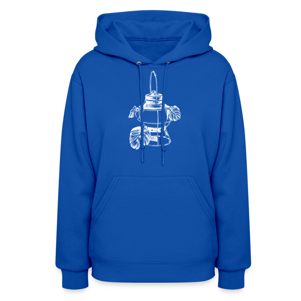 White Lantern Women's Hoodie - royal blue