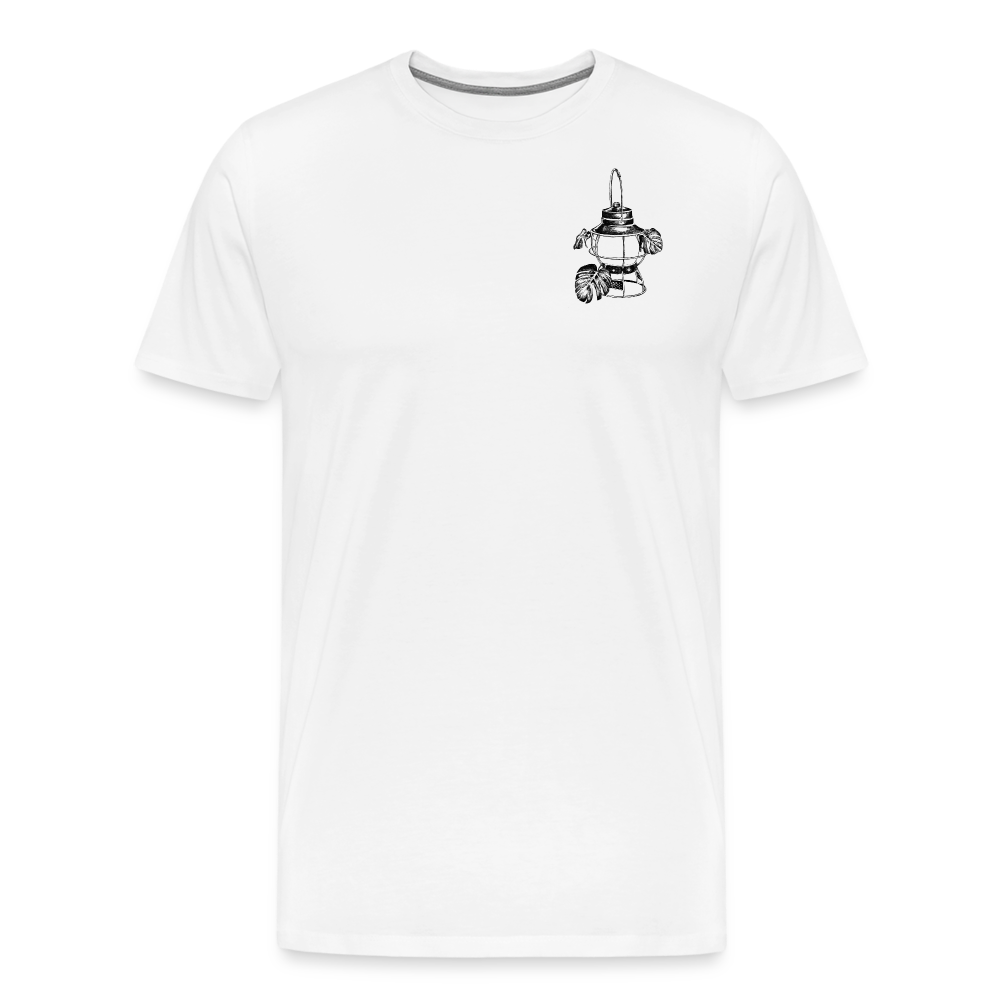 Black Lantern Men's Premium T-Shirt - white