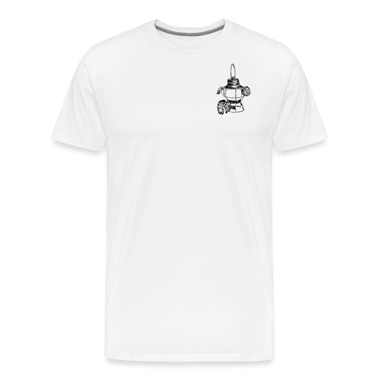 Black Lantern Men's Premium T-Shirt - white