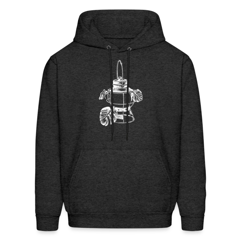 White Lantern Men's Hoodie - charcoal grey