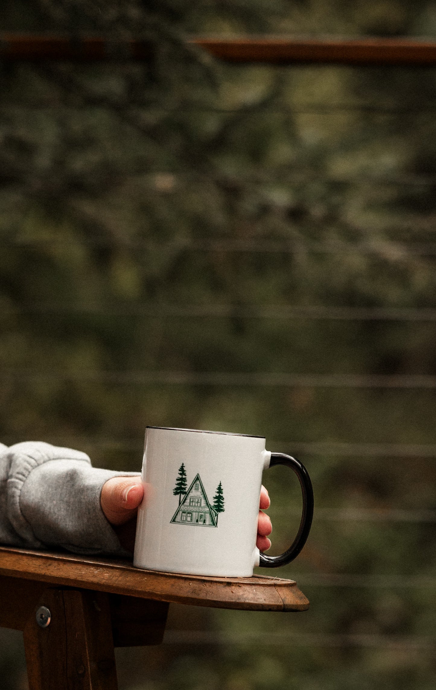 A-Frame Green 11 oz Contrast Coffee Mug