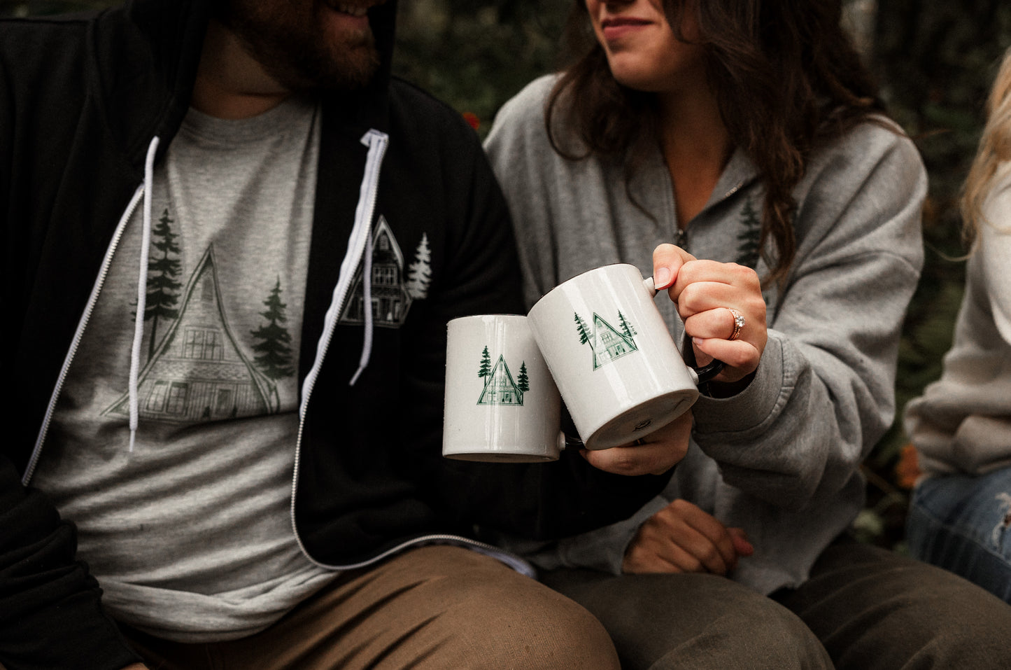 A-Frame Green 11 oz Contrast Coffee Mug